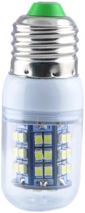 Jombo 10 pieces of Energy Saving 280LM Day White Corn Light Lamp Bulb E27 48 SMD 3528 LED 6000-6500K Equivalent Halogen 40W With Transparent Cover