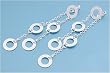 Sterling Silver Earrings Italian Earrings - 86mm