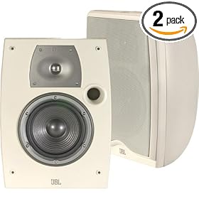 JBL Northridge N26AW II Weather-Resistant Bookshelf Speakers, Pair (Off-White)