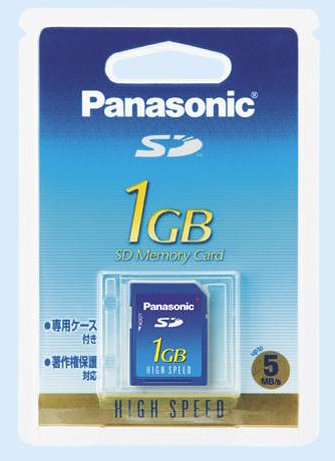 Panasonic SD�������[�J�[�h 1GB RP-SDQ01GJ1A