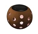 Smart Solar/STI 3180WRM1 Ceramic Solar Sphere Lantern. Terracotta