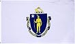 Massachusetts US State Flag - 3 foot by 5 foot Polyester (NEW)