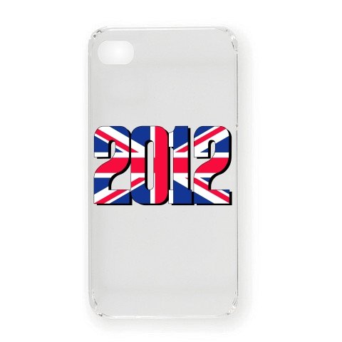 2012 Union Jack iPhone4オリジナルケース(クリア)