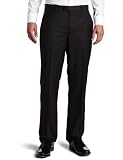 Perry Ellis Men's Portfolio Modern Fit Flat Front Mini Check Pant