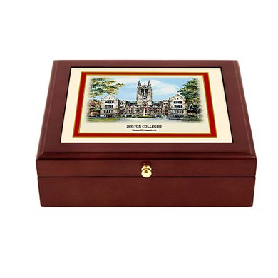 Boston College Eglomise Mini Desk Box