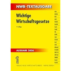 Wichtige Wirtschaftsgesetze