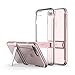 LABC, iPhone 8 Plus/iPhone 7 Plus Case, Kickstand Clear Case, Easy Grip/High Durability/Anti Slip/Protection -Clear/Rosegold (LABC-127-CRG)