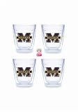 Michigan Wolverines Tervis Tumblers 12 oz - set of 4