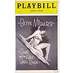PLAYBILL - BETTE MIDLER CLAMS ON THE HALF SHELL REVUE 1975 Minskoff Theatre book cover