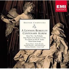 Berkeley: Centenary Album, Horn Trio, Six Preludes etc