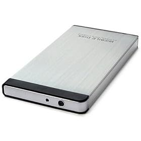 MOBILE DISK HD-206-U2P Rigid Aluminum 2.5" USB 2.0 Portable External IDE HDD Enclosure Case - Retail