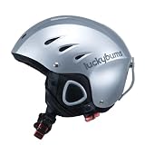 Lucky Bums Snow Sport Helmet, Silver, Medium
