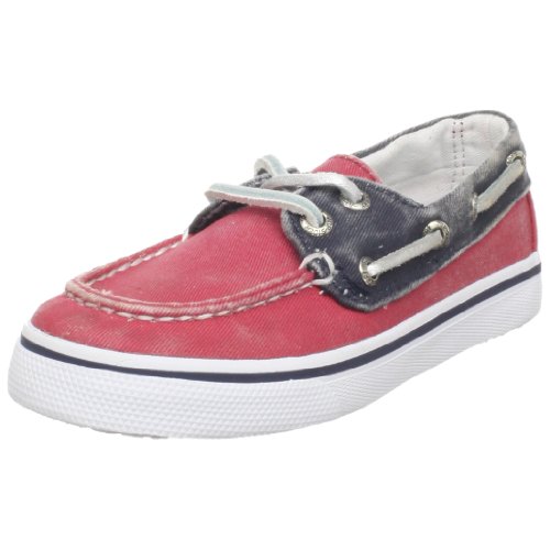 Sperry Top-Sider Bahama Boat Shoe (Toddler/Little Kid/Big Kid),Red/Navy,1 M US Little Kid