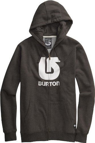 Burton Herren Kapuzenjacke Logo Vertical Fullzip, heather mocha, S, 267412 Preisvergleich