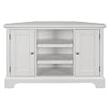 Naples Corner Entertainment Stand - White