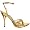 Jessica Bennett Women's Gemma Sandal,Gold,8 M