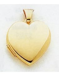 14kt Gold Heart Locket - XL72