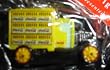 Coke Miniature for Shadow Box - Yellow Truck