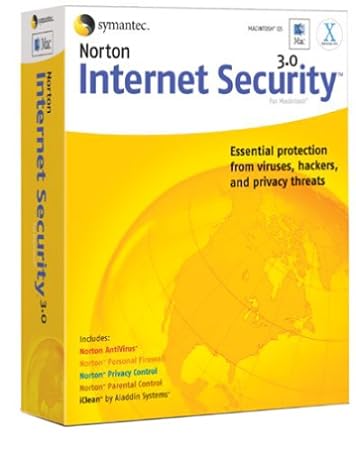 Norton Internet Security 3.0 (Mac) [AntiVirus, Personal Firewall, Privacy Control, Parental Control, iClean]