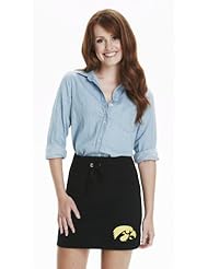 Sports: NCAA Iowa Hawkeyes Womens Knit Skirt (Black, Medium) - Wishbone