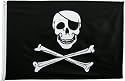 Pirate Jolly Roger Flag Polyester 3 ft. x 5 ft.