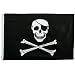 Pirate Jolly Roger Flag Polyester 3 ft. x 5 ft.