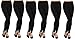 Ruthy's Apparel 6 Pack Fleece Lined Leggings Large Multicoloured