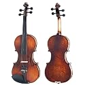Cecilio CVN-600 Hand Oil Varnished Flamed 1-Piece Back Violin Outfit Size 3/4