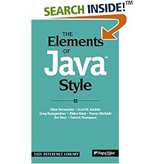 The Elements of Java Style