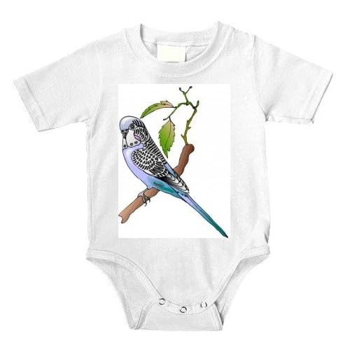 Blue Budgie onesie