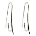 2 pcs Rhodium on .925 Sterling Silver Earwires French Hook Earring Connector/Findings