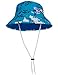 Tuga Boys Reversible Bucket Sun Hat (UPF 50+), Laguna, Medium