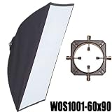 Boite de Lumi&Atilde;&uml;re Softbox DynaSun PRO WOS1001 60x90cm pour Flash Studio Photo