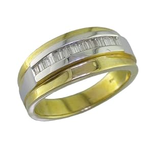 0.60 CT Men's Diamond Ring In 14K White Gold (VS1-VS2 Clarity)