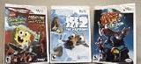 Wii 3 Pack: Disney's Chicken Little: Ace in Action, Spongebob Squarepants Creature from the Krusty Krab, Ice Age 2: The Meltdown Video Games Combo Pack