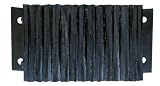 Vestil 1214-6 Horizontal Laminated Dock Bumper, Fabric Reinforced Rubber, 14
