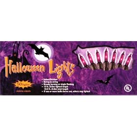 Halloween Purple String Light Set of 50