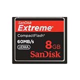 Buy SanDisk Extreme CompactFlash 8GB Memory Card SDCFX-008G-X46,Black