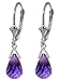 .925 Sterling Silver Leverback Earrings with title=