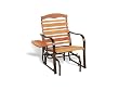 Jack Post Woodlawn Glider Chair with Tray in Bronze Finish