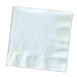 Beverage Napkin 2 Ply White - 1200 Count