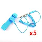 Neewer 5x Blue 6ft Anti Static ESD Wrist Strap Discharge Band Grounding