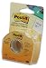 3M 658 Removable cover-up tape in dispenser, covers 6-lines, 1 x 700, white, Carton of 24 rolls