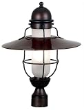 Tribecca - 1 Light Nautical Outdoor Lighting Post Lamp Fixture - Caramel Bronze - B1101