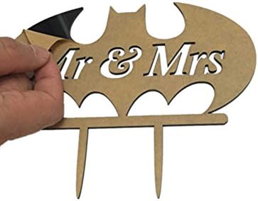 Bat Monogram Cake Topper Wedding Photography Photos Booth Props Wedding Cake Knife