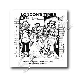 Londons Times Funny Music Cartoons - Dork Alley - Iron on Heat Transfers