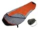 MUMMY SLEEPING BAG - ORANGE STRIPE 20+ DEGREES Compact
