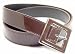 Narrow Patent Leather Brown Ladies Dress Belt