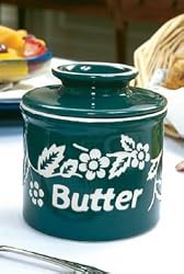 L Tremain BBHGWSB Butter Bell Crock Hunter Green - Fleur de Provence