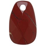 Red Jasper Large Vertical Genuine Stone Pendant